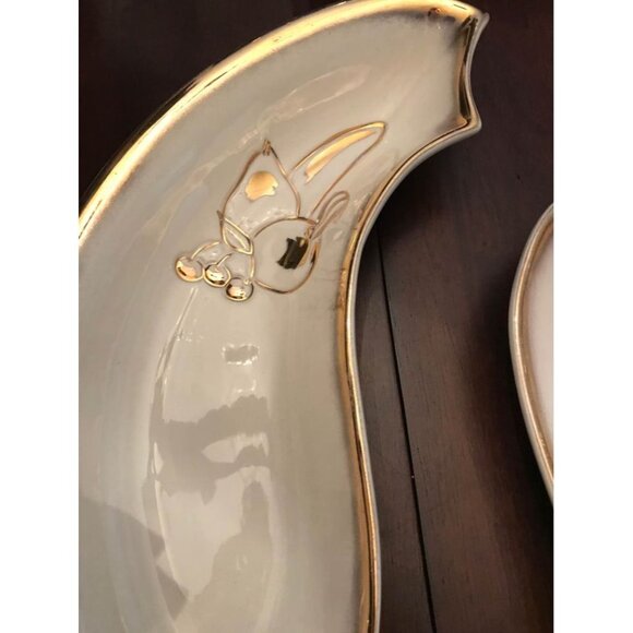 Vintage MCM HOENIG of California Three Piece Nesting Serving Platter | Charcuter - Picture 6 of 16